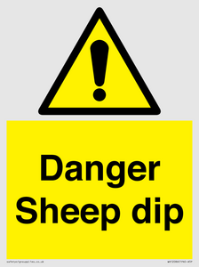 Danger Sheep dip